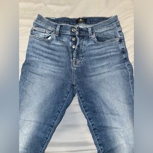 7 For All Mankind, Josefina skinny jeans, button fly